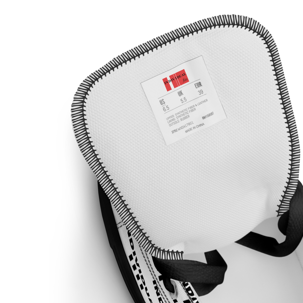 Men’s high top canvas shoes